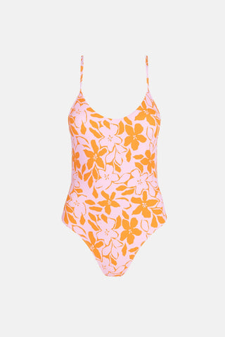Bora Bora Floral Cross Back One Piece
