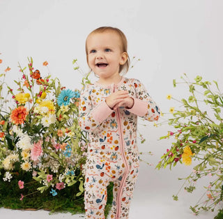 Garden Friends Convertible Bamboo Baby Pajama