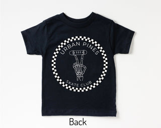 Skate Club Skeleton T-Shirt (Black)