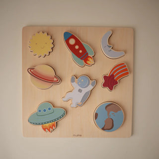 Wooden Space Puzzle
