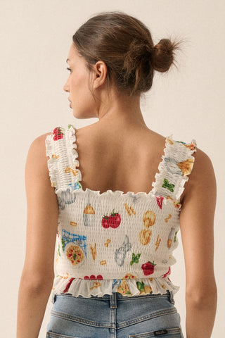 Italian Dinner Top (Off White)