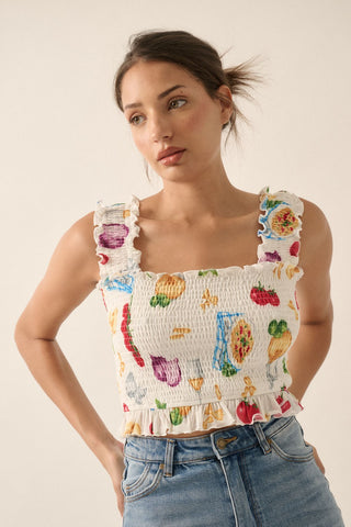 Italian Dinner Top (Off White)