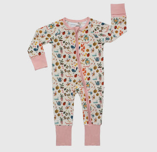 Garden Friends Convertible Bamboo Baby Pajama