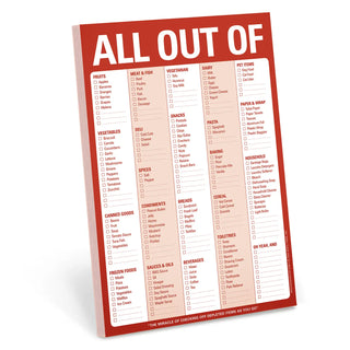All Out of Pad® with Magnet (Red / Original)