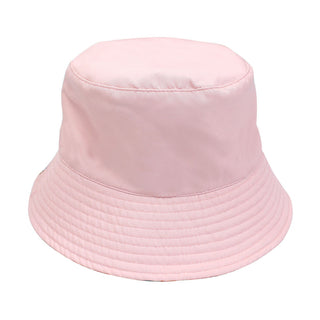 Sandy Seashells Pink Reversible Beach Baby Bucket Hat