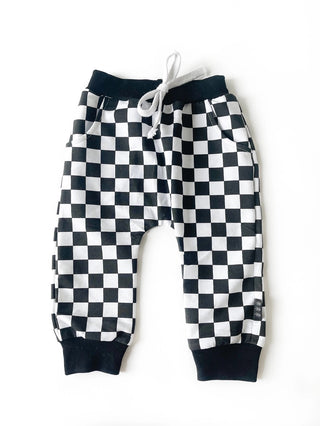 Baby/Toddler Joggers (Black Checkered)