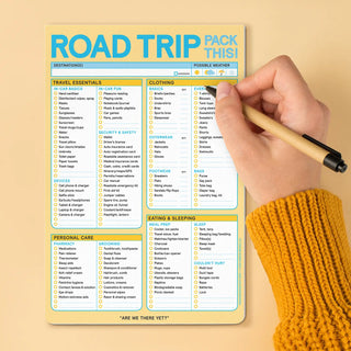Road Trip Pad (Pastel Version)