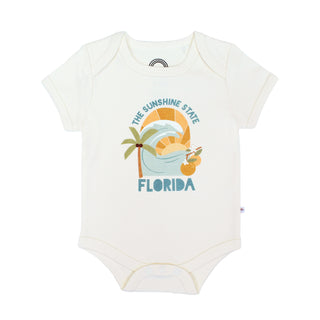 The Sunshine State Florida Souvenir Cotton Baby