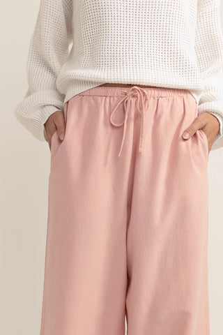 Classic Drawstring Pant (Rose)