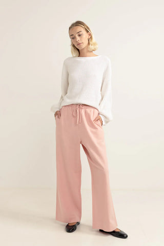 Classic Drawstring Pant (Rose)