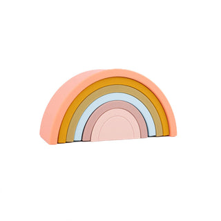 Silicone Stacking Rainbow Toy Play Set