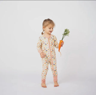 Egg Hunt Convertible Bamboo Baby Pajama