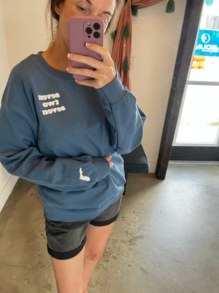 Seven Two Seven Pullover (Blue)