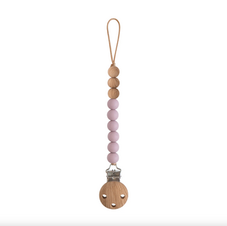 Silicone Pacifier Clip | Eva (Mauve)
