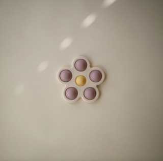 Flower Press Toy (Soft Lilac/Daff/Ivory)