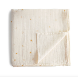 Muslin Swaddle Blanket Organic Cotton (Sun)