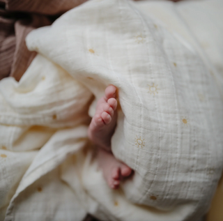 Muslin Swaddle Blanket Organic Cotton (Sun)