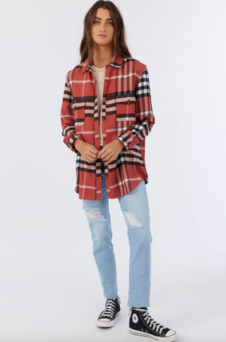 Brooks Flannel Oversized Top (RDE)