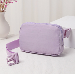 Water-Resistant Mini Sling Belt Bag (Lt Purple)