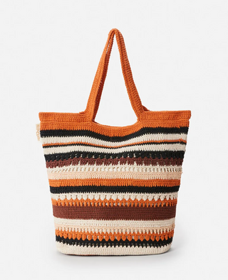 Ellis Crochet 37L Tote Bag (Cinnamon)