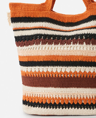 Ellis Crochet 37L Tote Bag (Cinnamon)