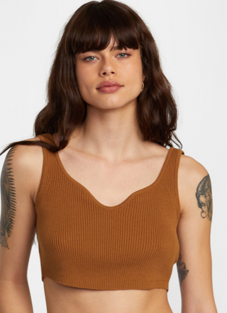 Roundabout Cropped Vest Top (CPP0)