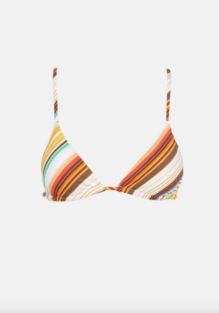 Viva Stripe Slide Tri Top (Natural)