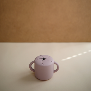Silicone Snack Cup (Soft Lilac)