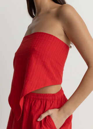 INFERNA SCARF TOP (Red)