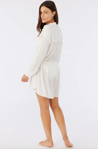 SALTWATER SOLIDS CAMI COVER-UP TUNIC (VAN)