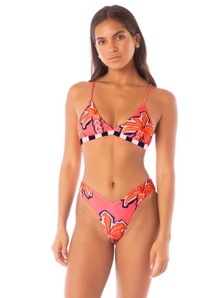 Racing Palms Rasha Fixed Triangle Bikini Top