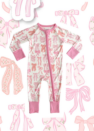 Spring Floral Zipper Romper