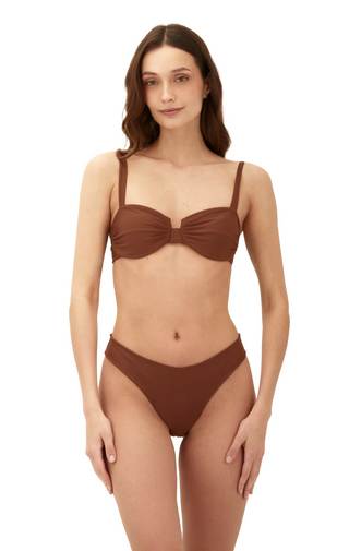 EARTH BROWN CORAL TOP