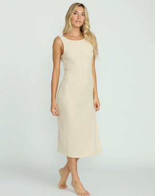 Eyelet Sun Midi Dress Beach Coverup (SCS)