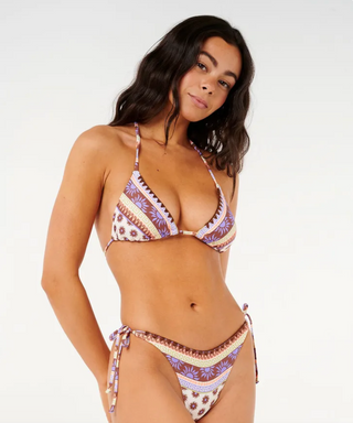 Amare Tie Side Skimpy Bikini Bottom (Off White)