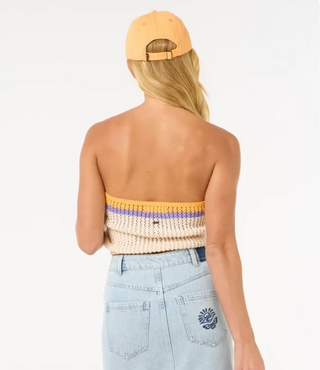 Cala Vadella Crochet Top (Off White)