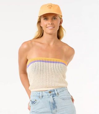 Cala Vadella Crochet Top (Off White)