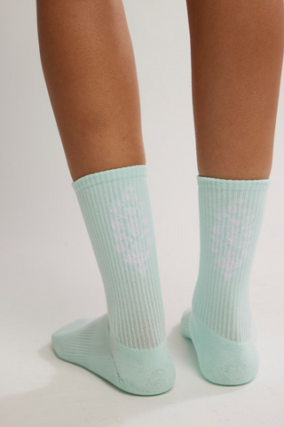 Last Lap Tube Socks (Pistachio/White)