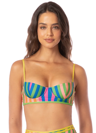 Striped Mule Violeta Unmolded Underwire Bikini Top
