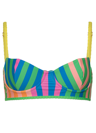 Striped Mule Violeta Unmolded Underwire Bikini Top