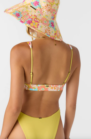 BRASILIA FLORAL CANCUN BRALETTE TOP (MUL)