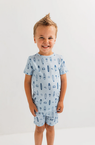 Surfs Up Two Piece Short Set