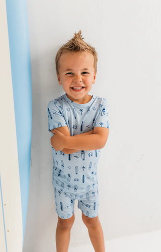 Surfs Up Two Piece Short Set
