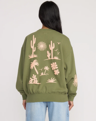 Sun Wave Livin Kendal Crewneck Sweatshirt (Luv Army)