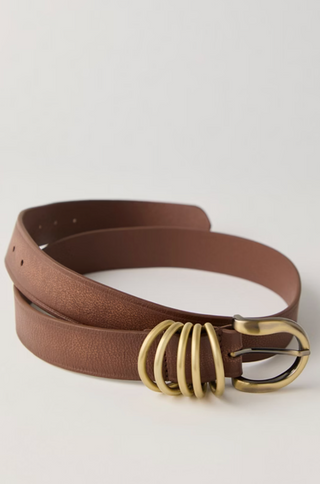 RORI LEATHER BELT (COGNAC)