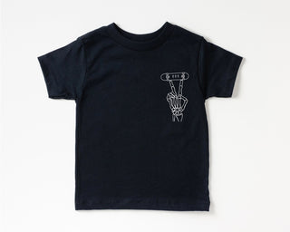 Skate Club Skeleton T-Shirt (Black)