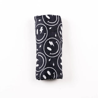 Lightning Smiles Muslin Blanket