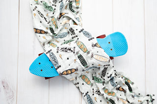 Skater Kid Muslin Blanket