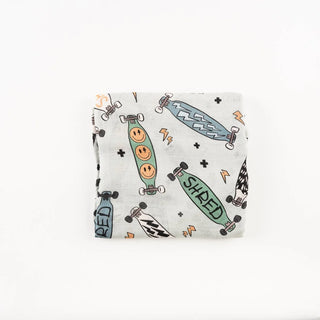 Skater Kid Muslin Blanket