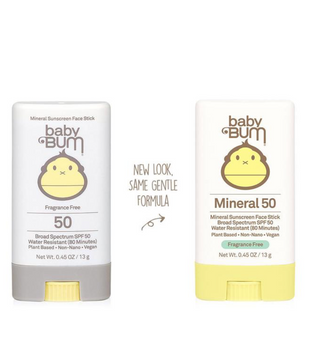 Baby Bum Mineral SPF 50 Sunscreen Face Stick-Fragrance Free